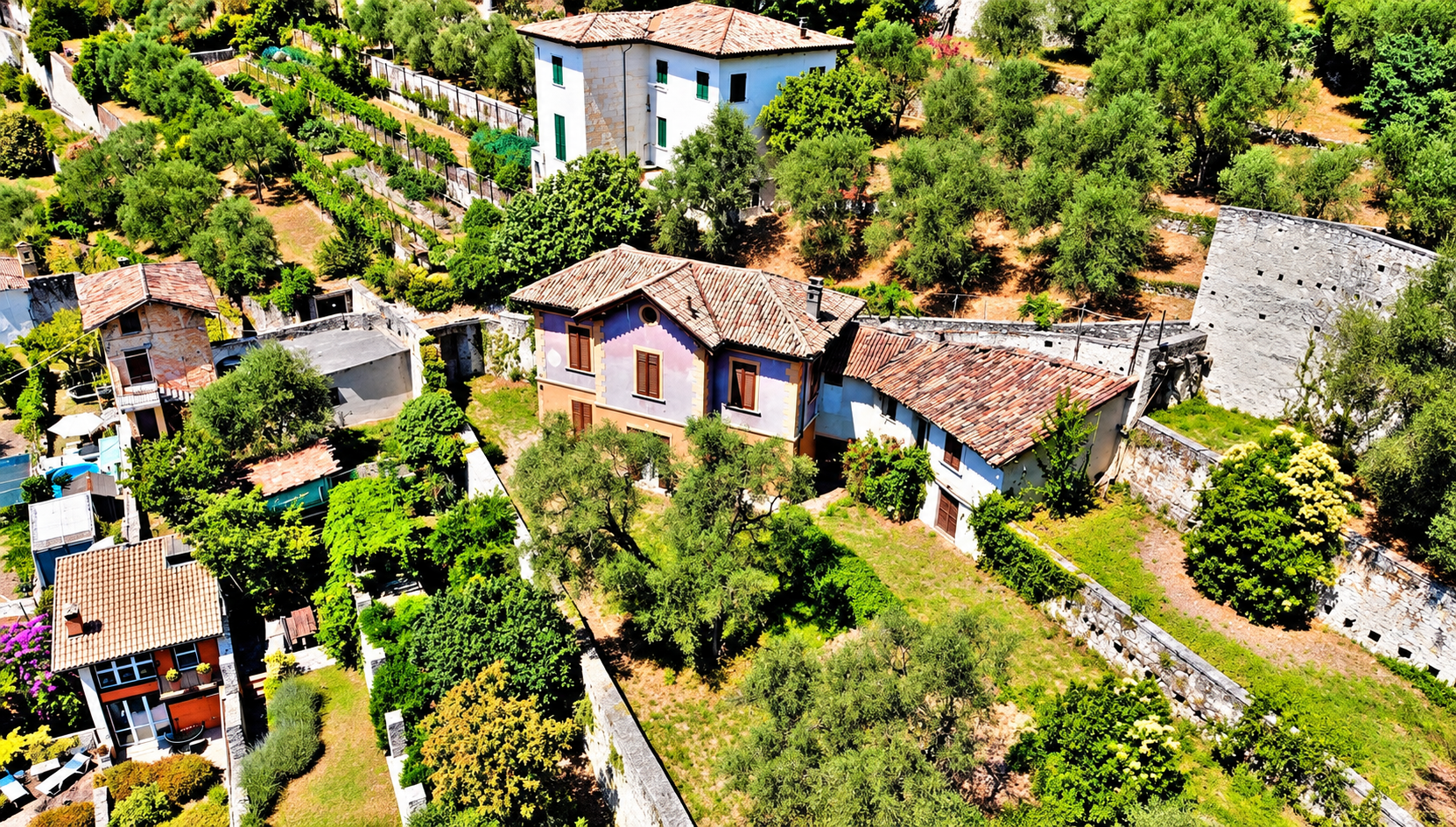 La villa affacciata sul lago
